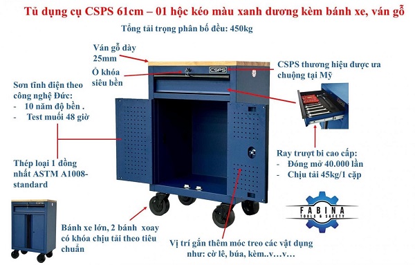 Cách sắp xếp xưởng gọn gàng - Giải pháp tối ưu từ các mẫu tủ CSPS của Fabina