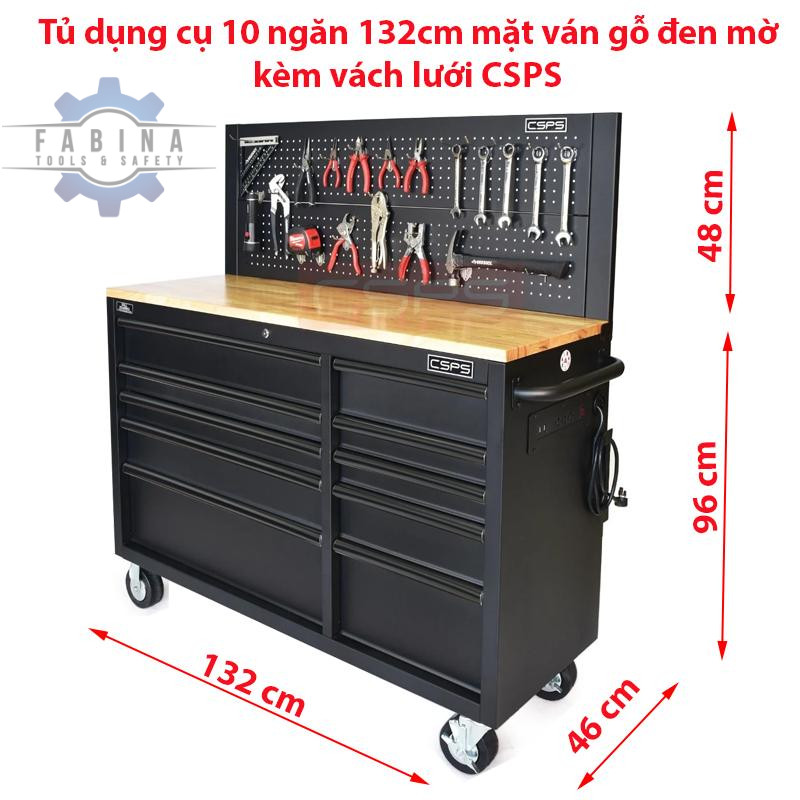 Đột phá hiệu suất làm việc với hệ thống tủ đồ nghề chuyên nghiệp Fabina