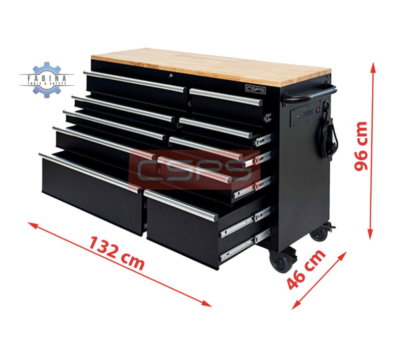 Chỉ 5 phút để hiểu rõ hơn về Tủ dụng cụ 10 ngăn kéo của nhà CSPS