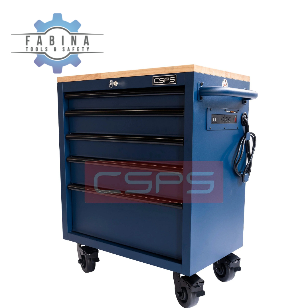 Tủ dụng cụ CSPS 76cm màu xanh 5 hộc kéo phù hợp cho mọi không gian lưu trữ