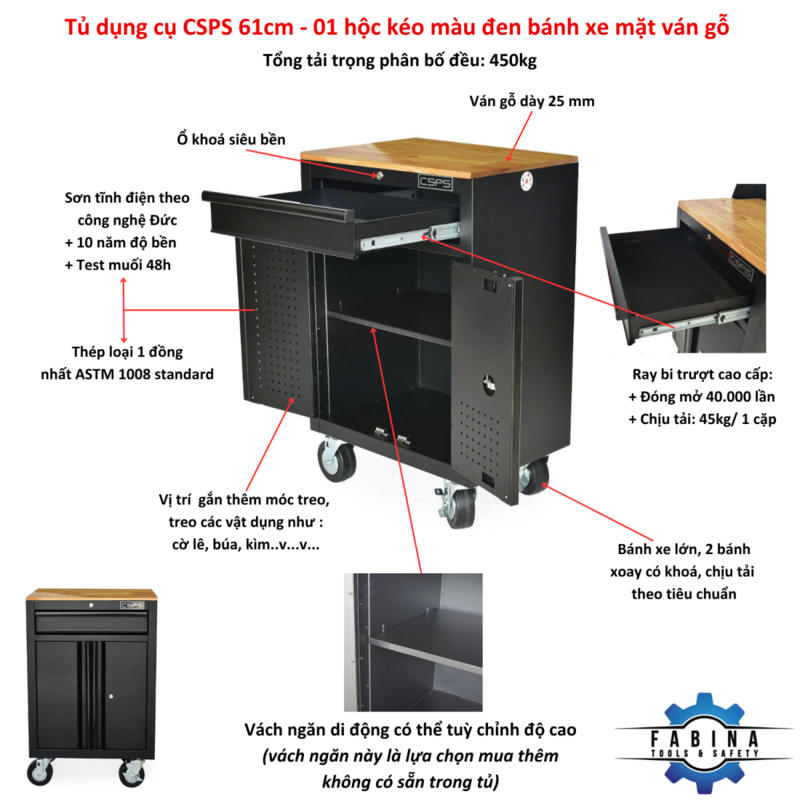 Tủ dụng cụ có khóa chống trộm – Giải pháp bảo mật và quản lý dụng cụ