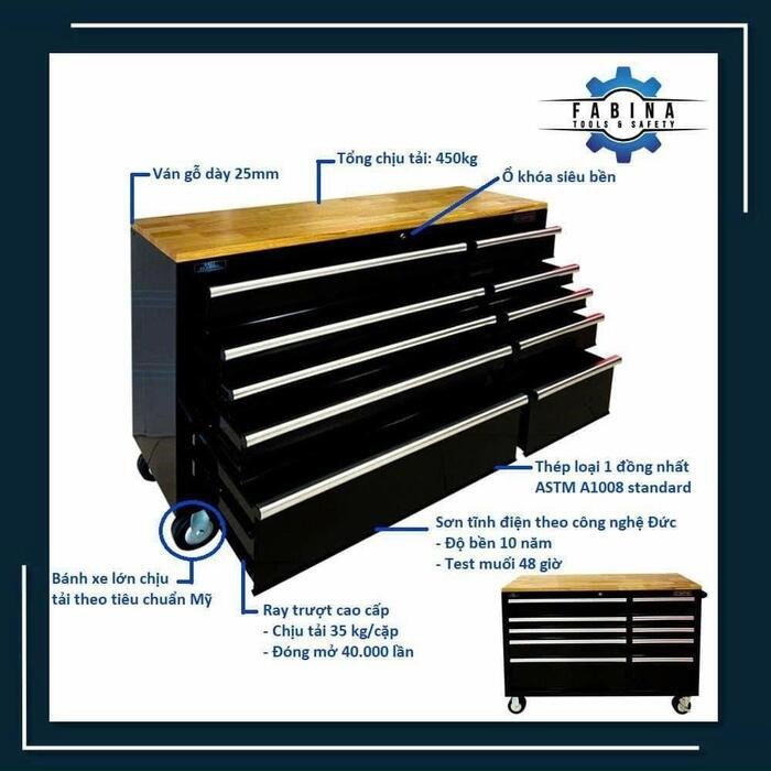 Tủ dụng cụ nhập khẩu