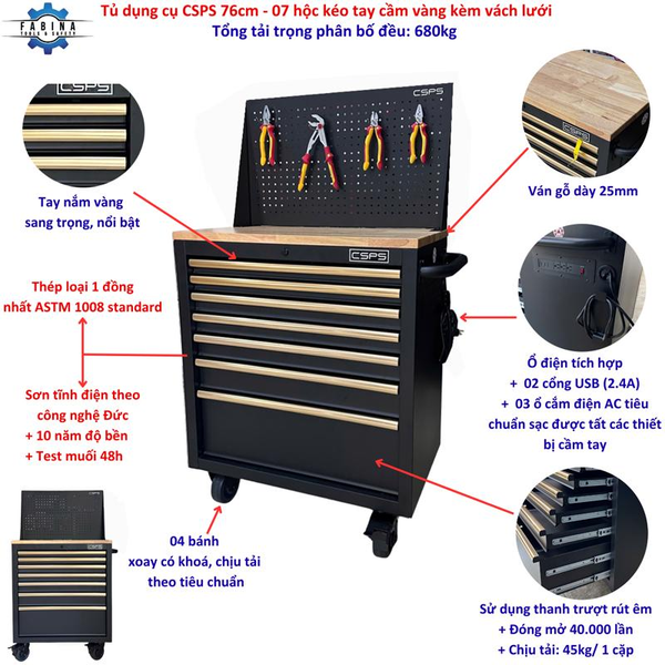 Vai trò của tủ dụng cụ trong vận hành xưởng cơ khí