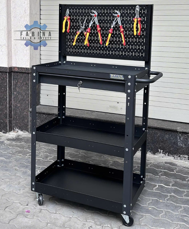 Xe Đẩy 3 Tầng Tối Ưu Không Gian, Tăng Hiệu Suất Xưởng