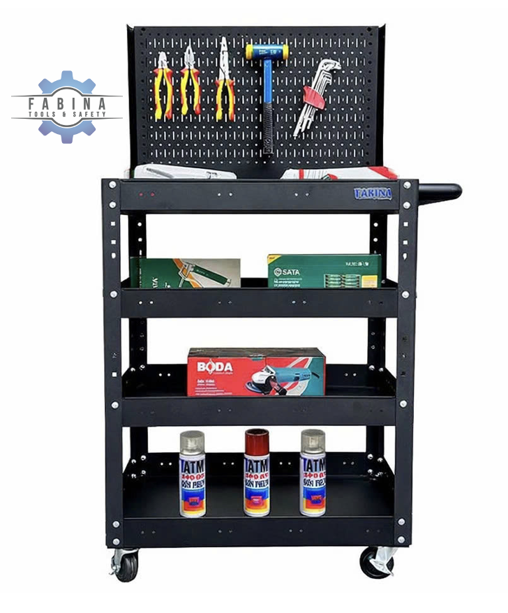 Xe đẩy dụng cụ gom gọn đồ nghề, kéo tới đâu làm tới đó