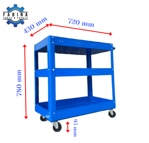 Xe Đẩy Dụng Cụ Phù Hợp Cho Gara Và Xưởng Cơ Khí