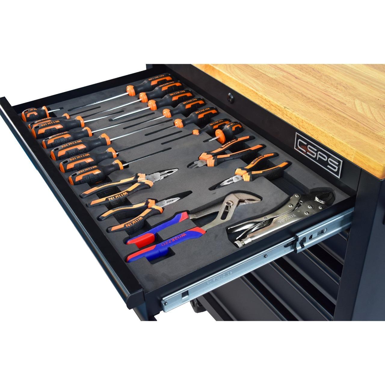 Bộ dụng cụ Wokin 171 chi tiết cho tủ CSPS 76cm