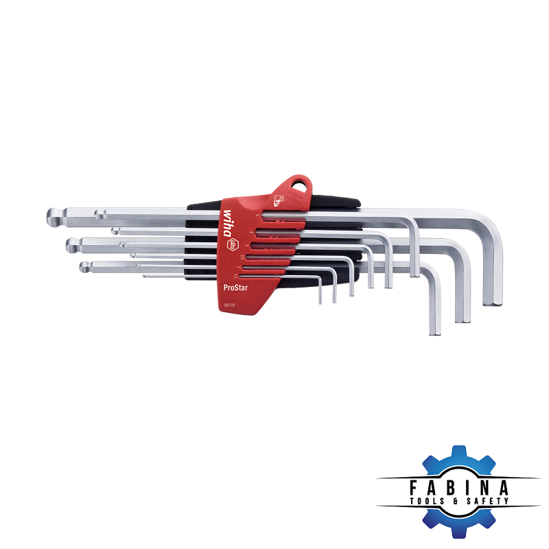 Bộ lục giác đầu bi hệ mét Wiha 07185.