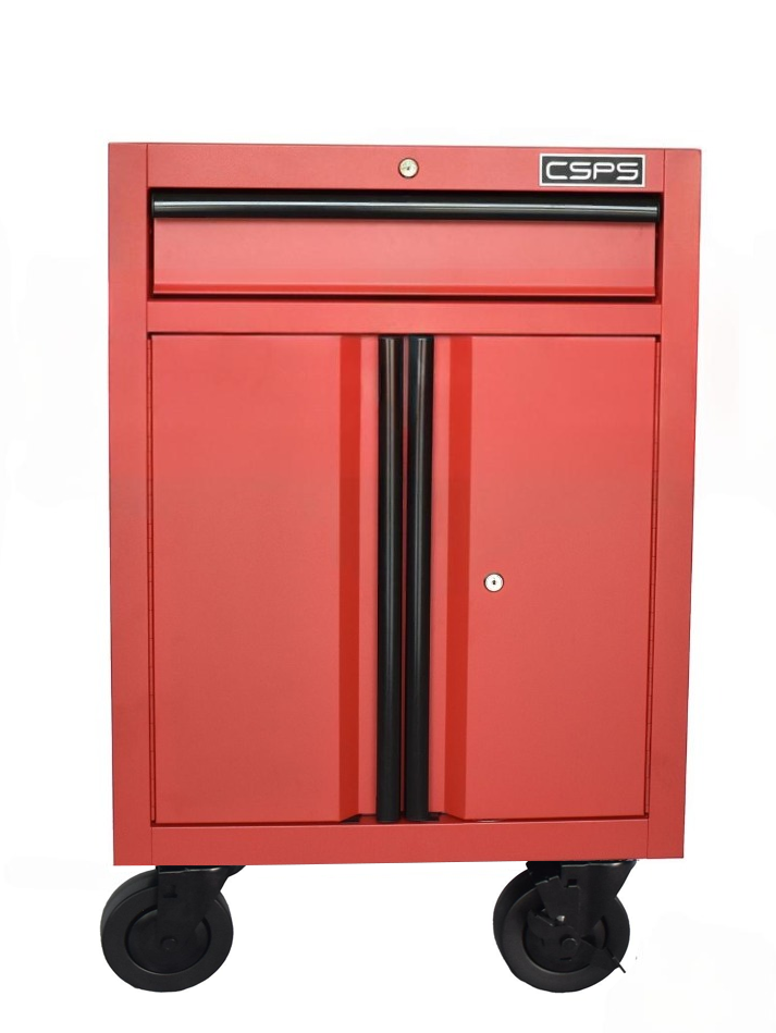 Tủ dụng cụ CSPS 61cm - 01 hộc kéo màu đỏ kèm bánh xe.