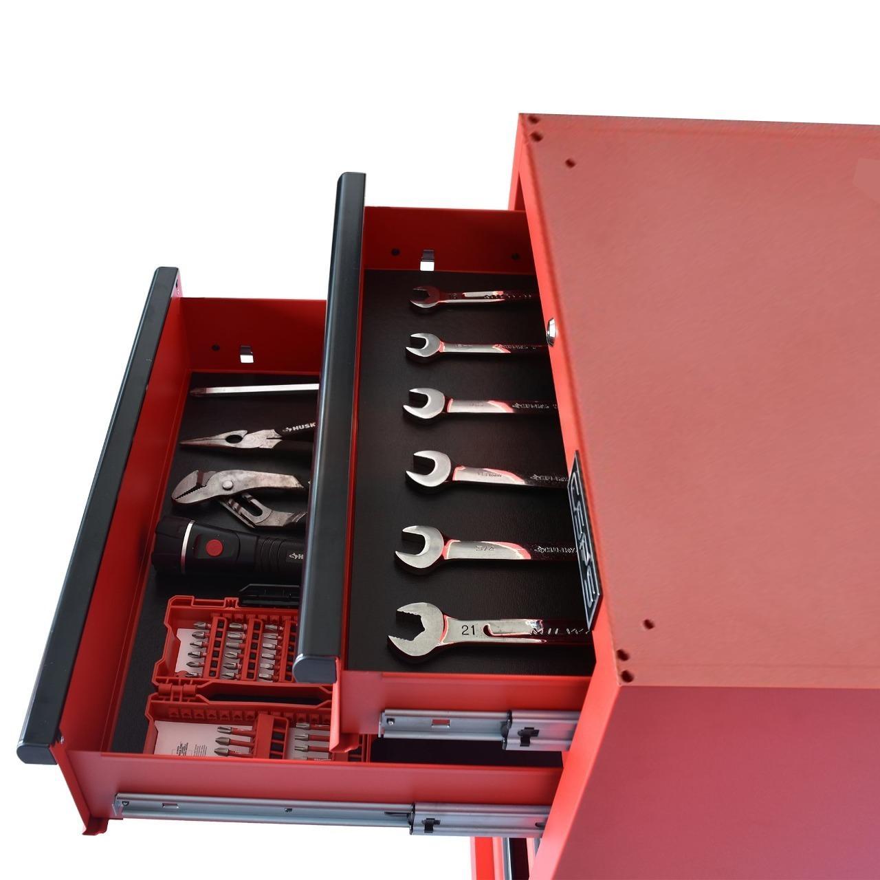 Tủ dụng cụ CSPS 61cm - 04 hộc kéo màu đỏ có chân tủ