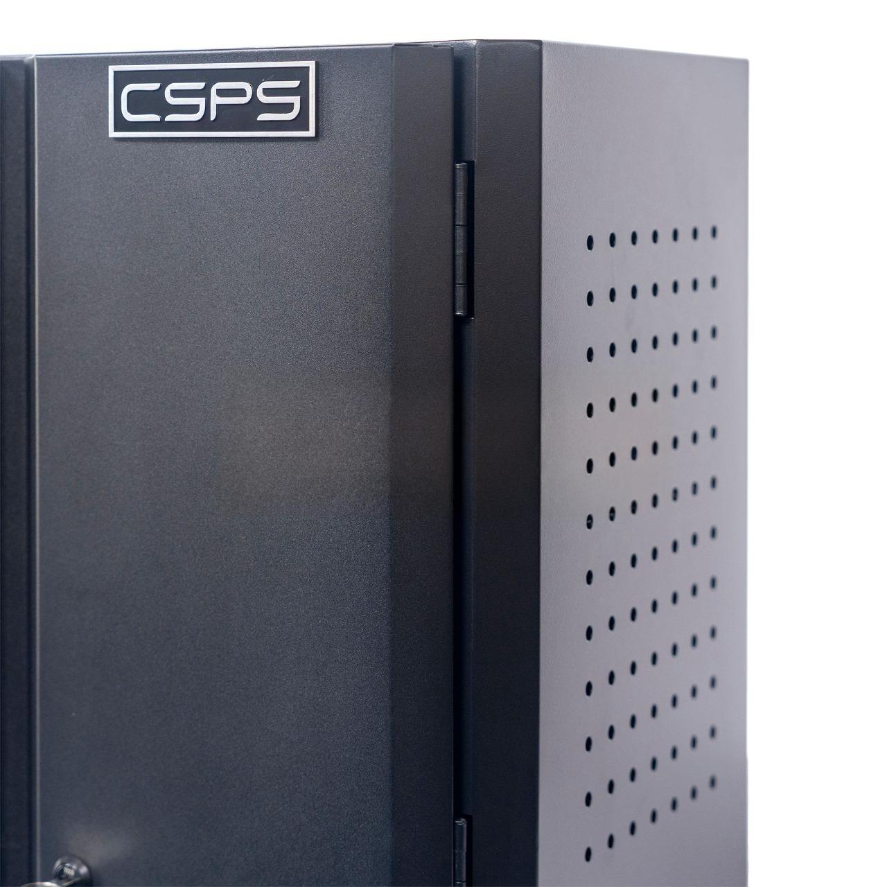 Tủ dụng cụ treo tường CSPS W61 x H45cm - 01 ngăn màu đen
