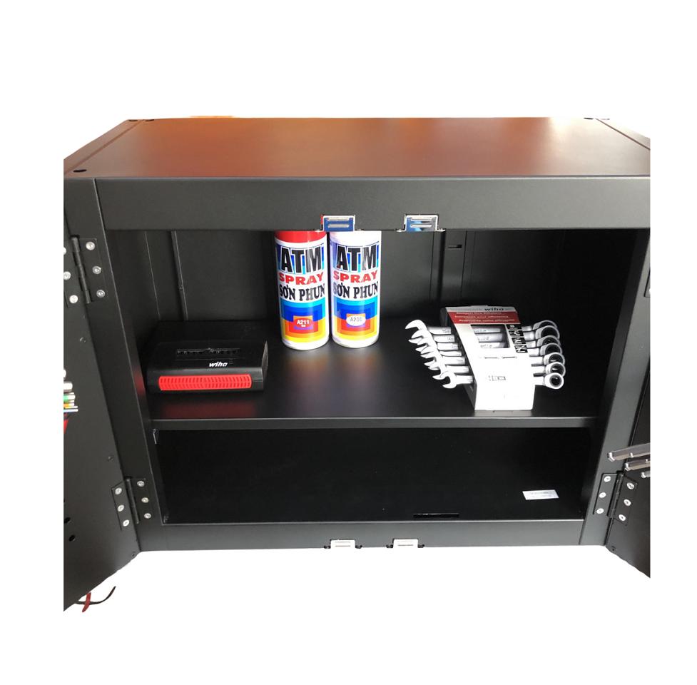 Tủ dụng cụ treo tường CSPS W61 x H45cm - 01 ngăn màu đen