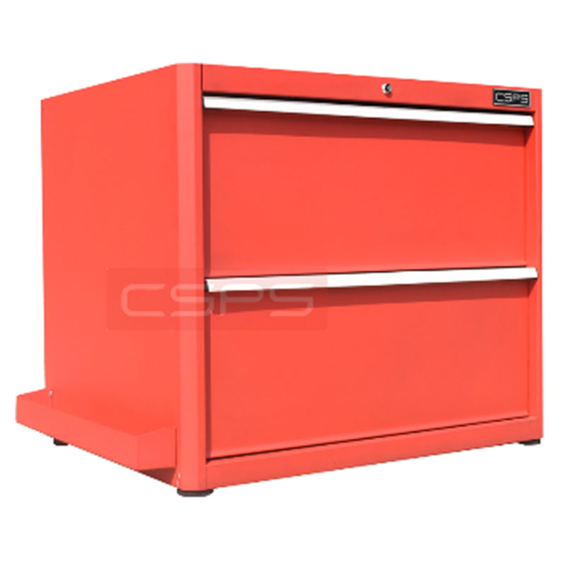 Tool cabinet with 2 red drawers CSPS 91cm W x 61.5cm D x 75cm H