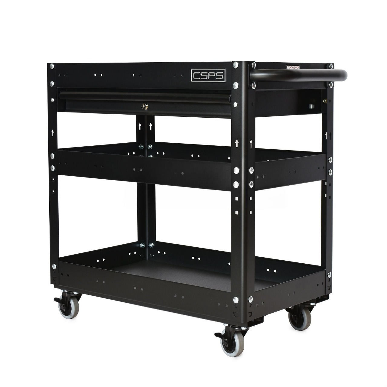 Xe đẩy CSPS 3 ngăn 01 hộc kéo - 71cm