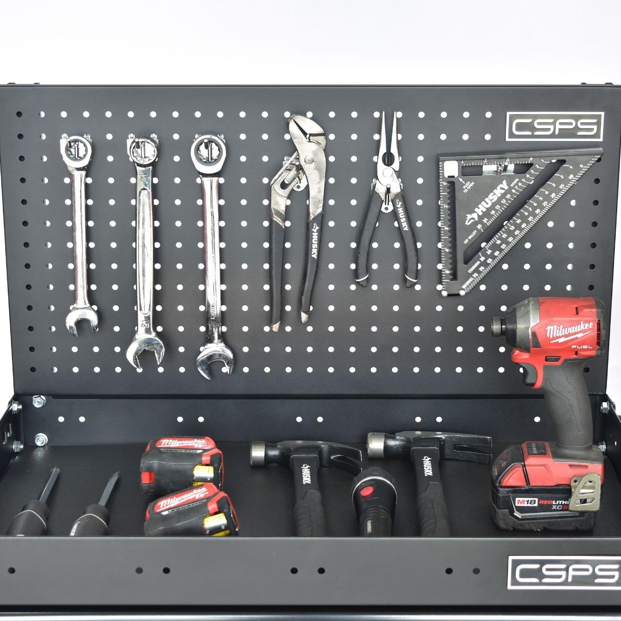 Xe đẩy CSPS 3 ngăn 01 hộc kéo kèm vách lưới - 71cm