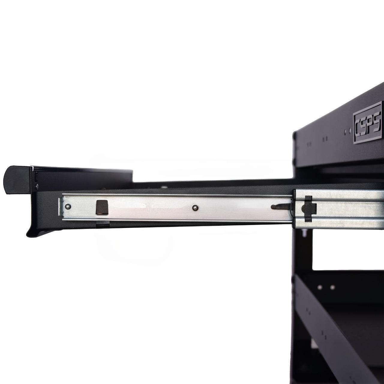 Xe đẩy CSPS 3 ngăn 01 hộc kéo kèm vách lưới - 71cm