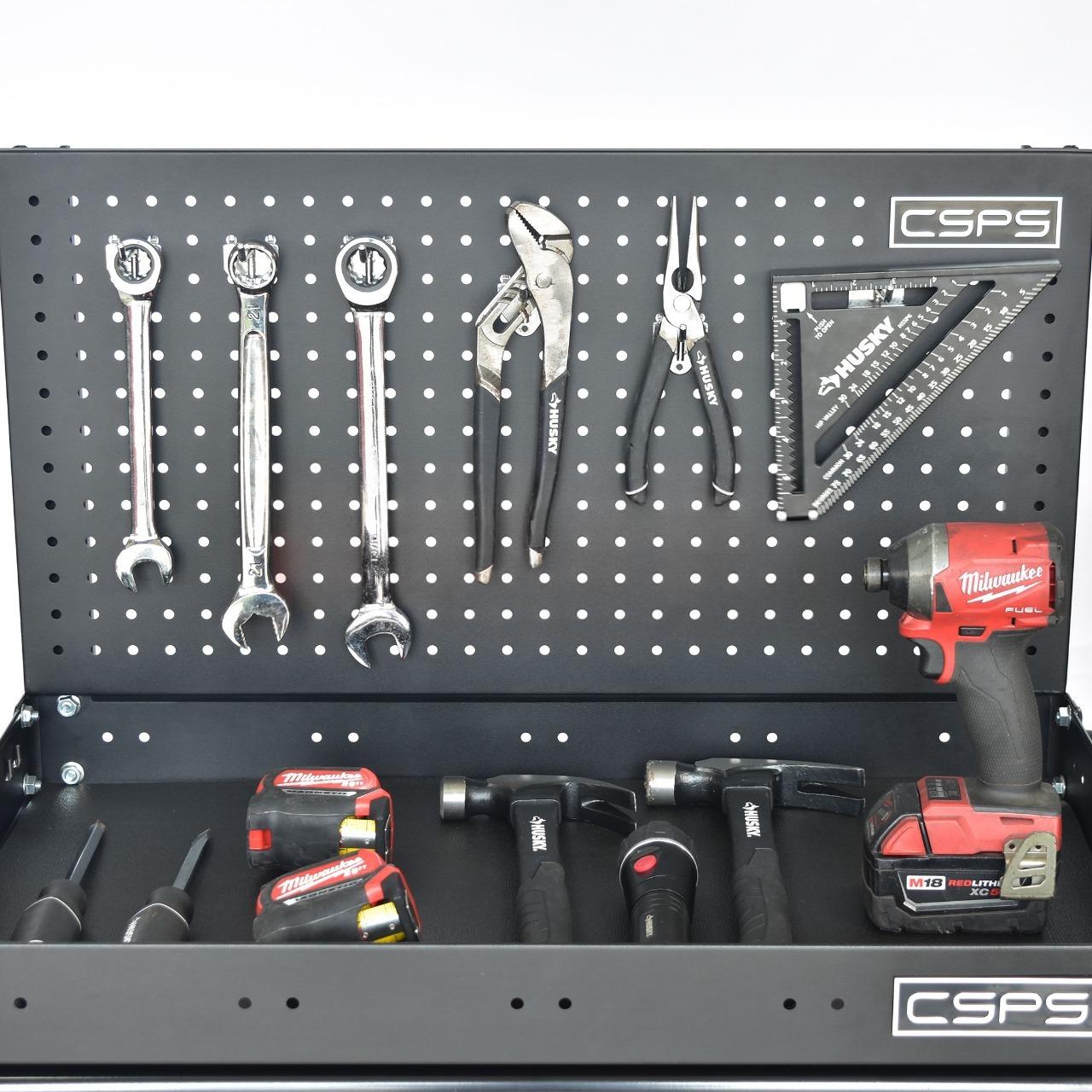 Xe đẩy CSPS 3 ngăn kèm vách lưới - 71cm