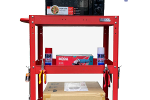 Xe đẩy dụng cụ Fabina bền bỉ, di động cho garage