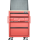 Tủ dụng cụ CSPS 61cm - 04 hộc kéo màu đỏ Tủ dụng cụ CSPS 61cm - 04 hộc kéo màu đỏ kèm bánh xe vách lưới và ván gỗ