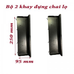 Bộ 2 khay để chai lọ