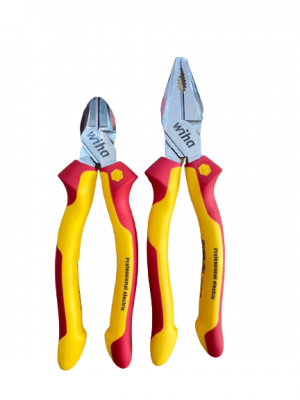 Set of 2 Wiha pliers insulated 1000V 26714 & 43340