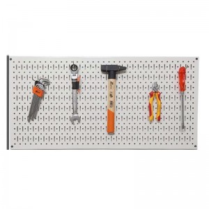 Tấm lưới Pegboard 90cm x 45cm màu trắng treo tường đa năng FABINA