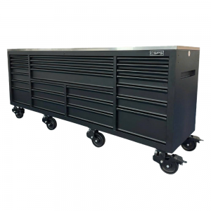 CSPS Tool Cabinet 24 Drawers – Matte Black 244cm