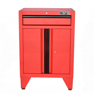 CSPS Red Tool Cabinet 61cm – 1 Drawer with Cabinet Legs