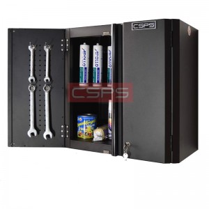 CSPS wall-mounted tool cabinet W61 x H46cm x 30D- 01 black drawer